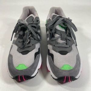 Adidas tennis shoes.